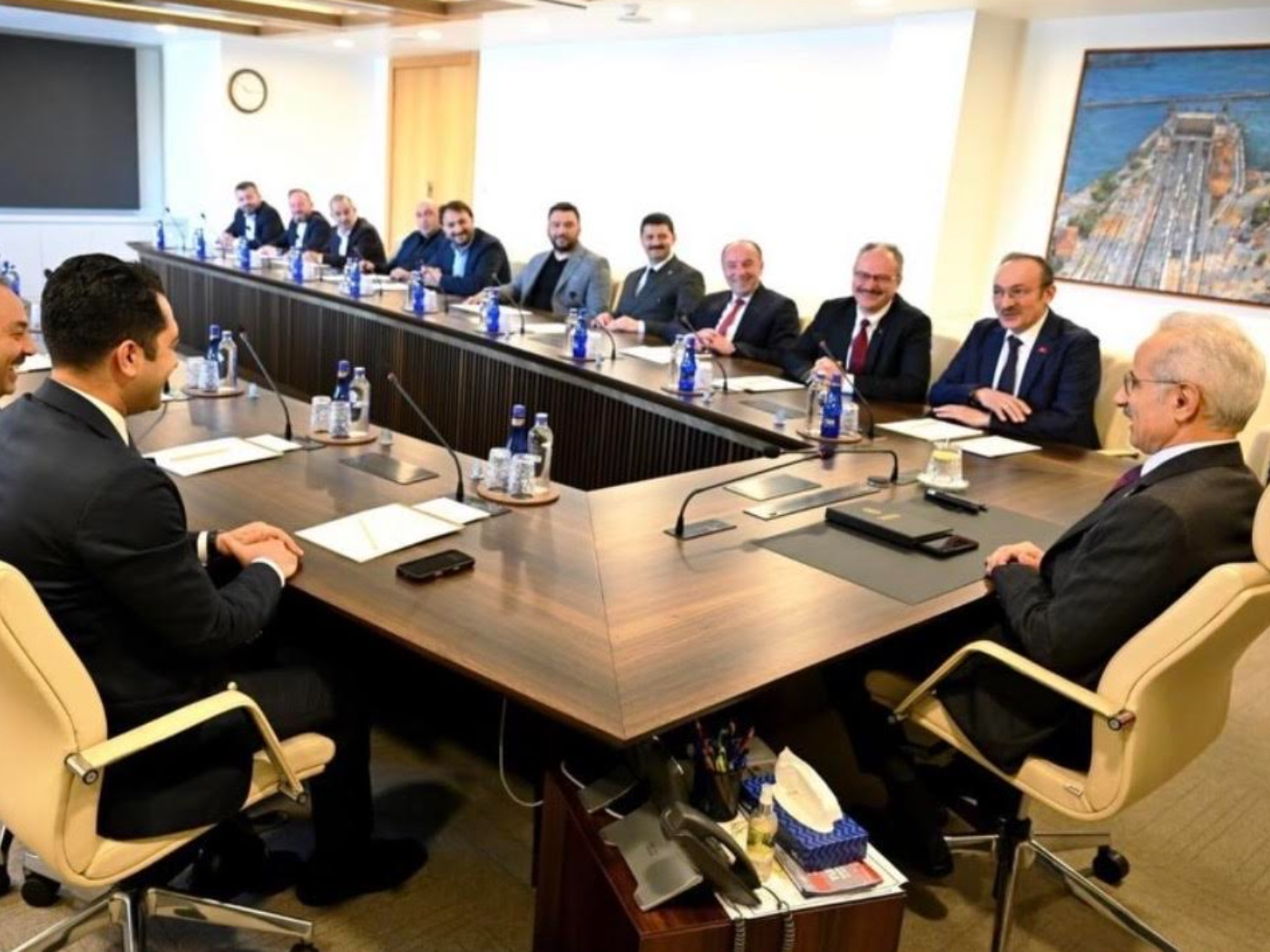 Ulaştırma ve Altyapı Bakanı Sayın Abdulkadir Uraloğlu’na Ziyaret görsel 1