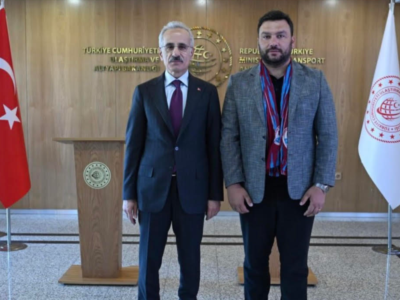 Ulaştırma ve Altyapı Bakanı Sayın Abdulkadir Uraloğlu’na Ziyaret